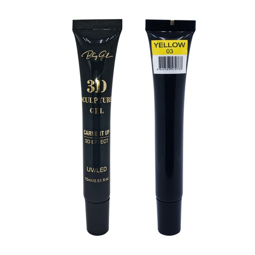 [6342503572597] 3D Sculpture Gel #03 - Yellow [S2508P03]