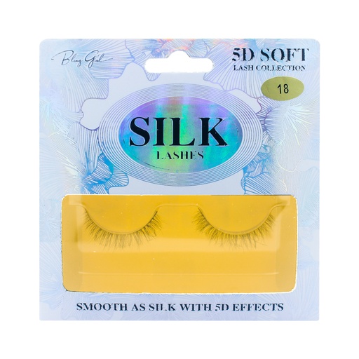 [6612505881455] 5D Silk Strip Lashes - 18 [S2508P07]