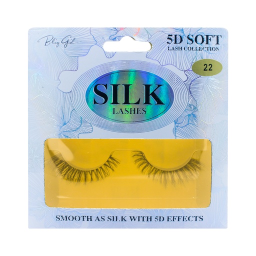 [6612505881455] 5D Silk Strip Lashes - 22 [S2508P07]