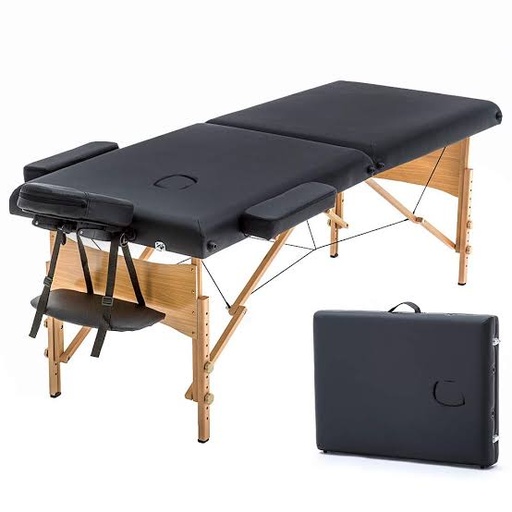 Black Wooden Massage Bed [S2510P19]