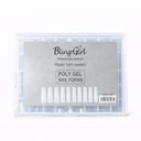 Bling Girl Poly Gel Coffin Dual Nail Forms [S09P16]
