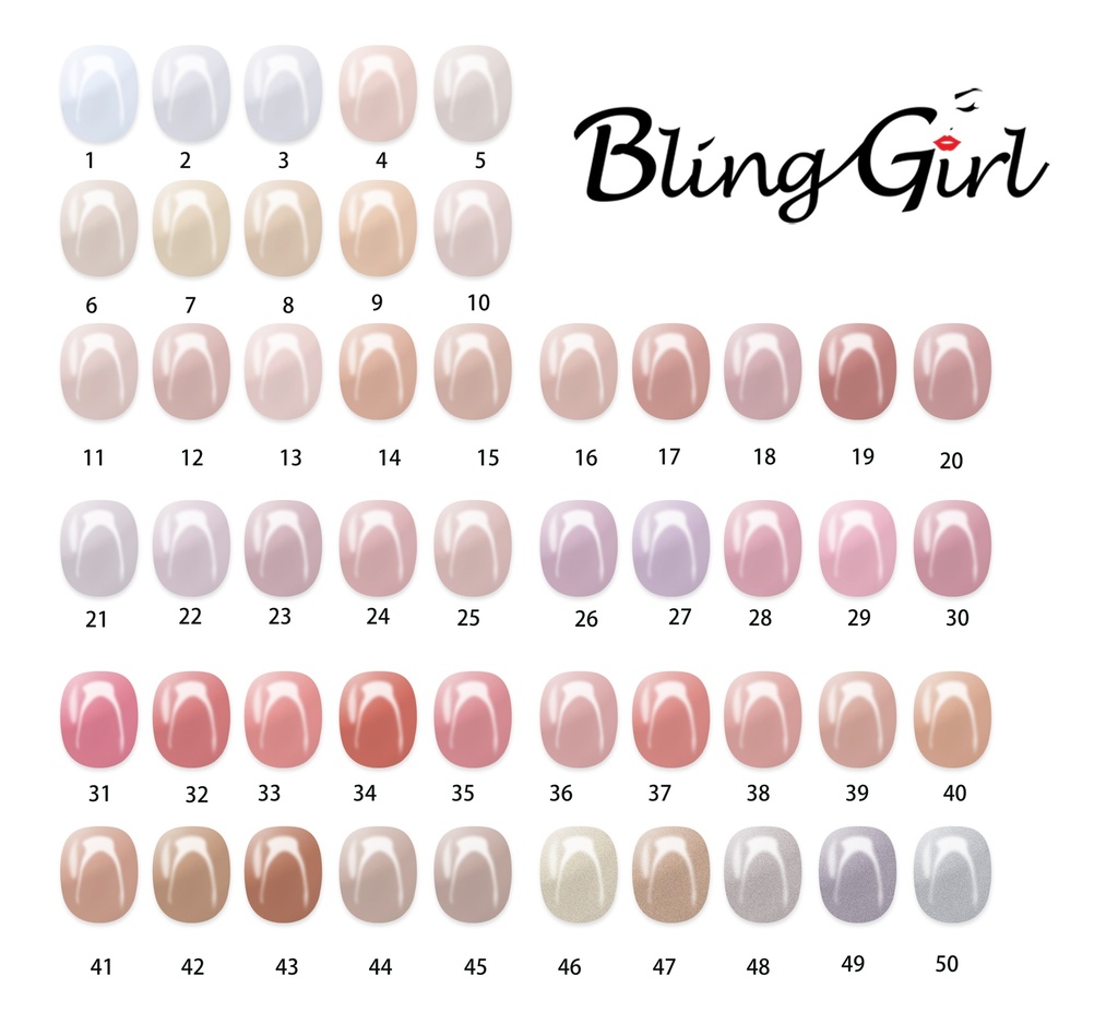 Bling Girl Strong Rubber Color Base 15ml 001# [R2401P96]