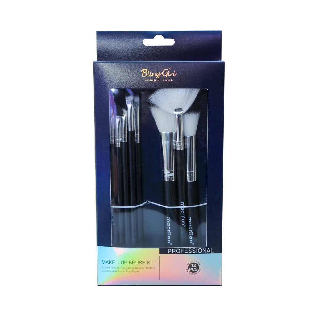 Bling Girl Professional Makeup Brush Kit [R2311P10]