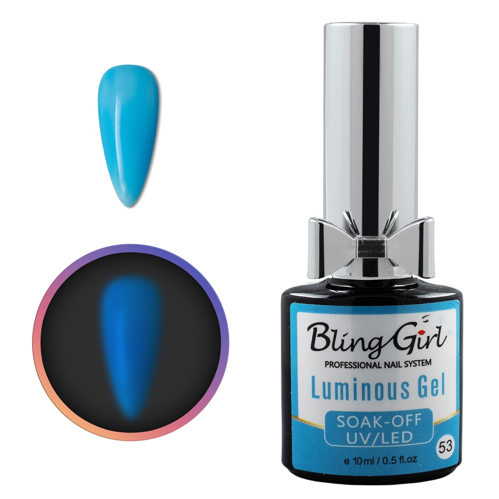 Bling Girl Luminous Gel Soak Off UV/LED 10ml #053 [2909]