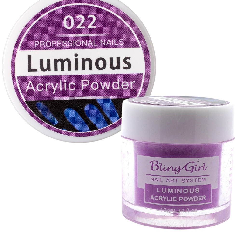Bling Girl Luminous Acrylic Powder Nail Art System 10g #022 [3173]