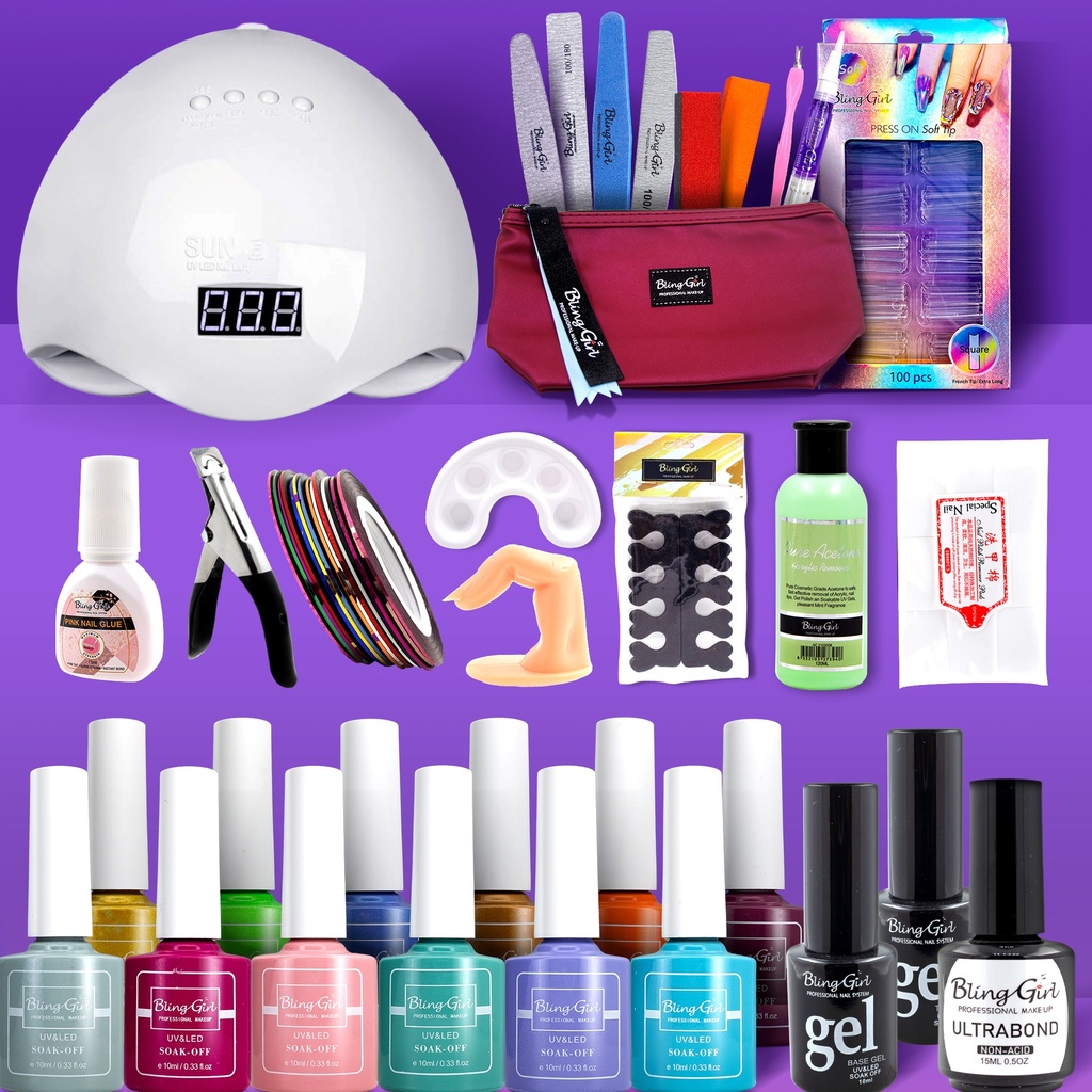 Bling Girl UV/LED Nail Polish Beginner Set [6673]