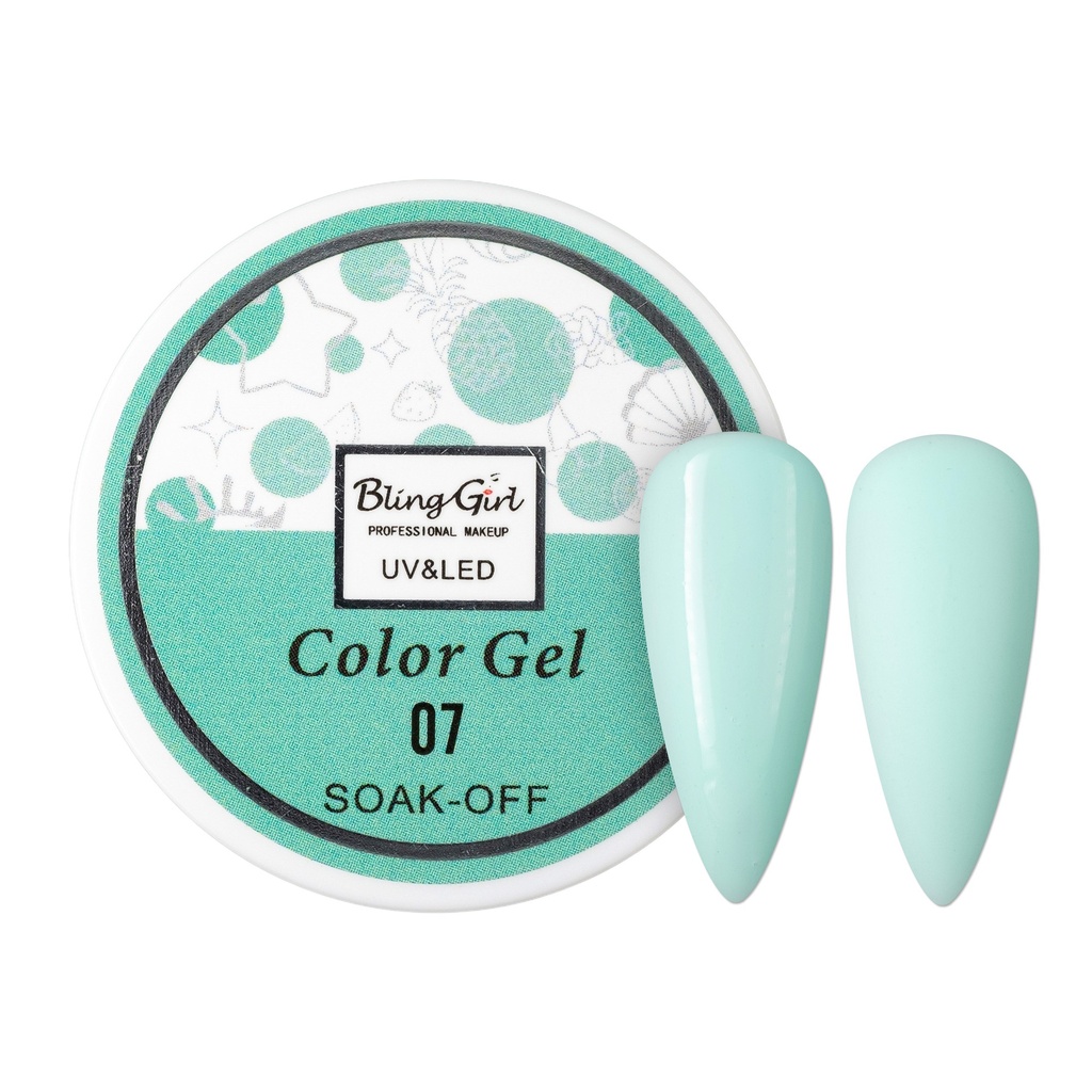 Bling Girl UV &amp; LED 2 IN 1 Colour and Art Gel Soak-Off #007 [1459]