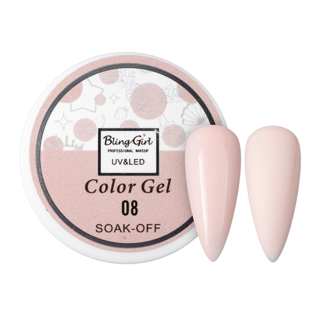 Bling Girl UV &amp; LED 2 IN 1 Colour and Art Gel Soak-Off #008 [1459]