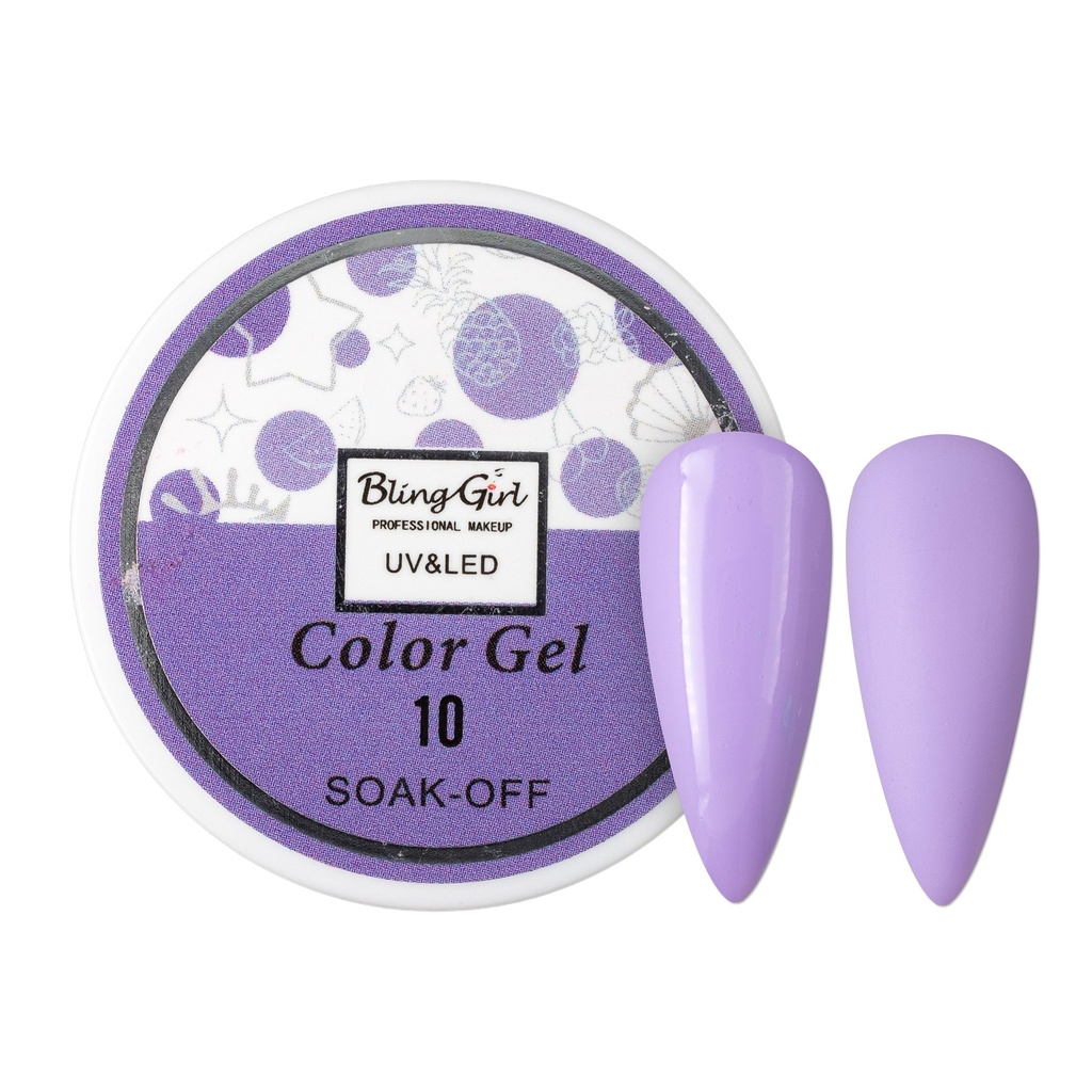 Bling Girl UV &amp; LED 2 IN 1 Colour and Art Gel Soak-Off #010 [1459]