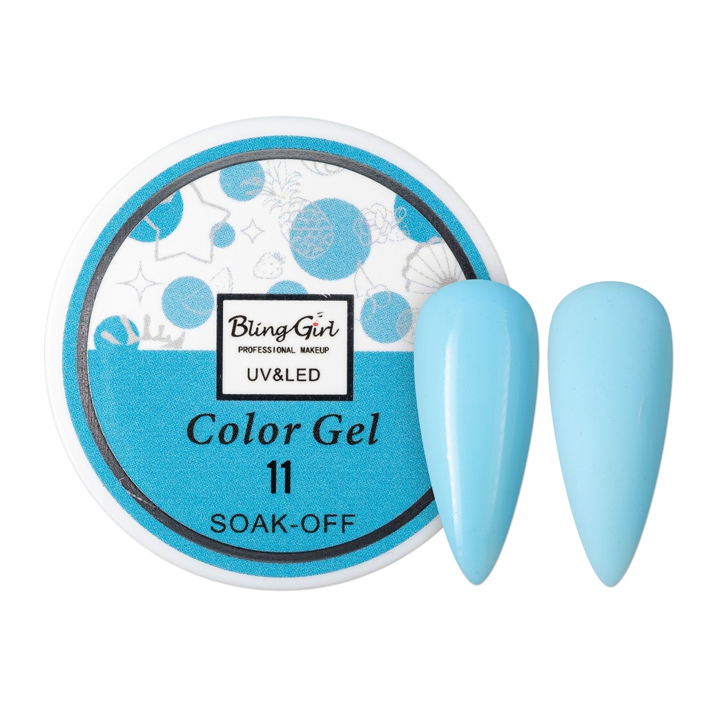 Bling Girl UV &amp; LED 2 IN 1 Colour and Art Gel Soak-Off #011 [1459]