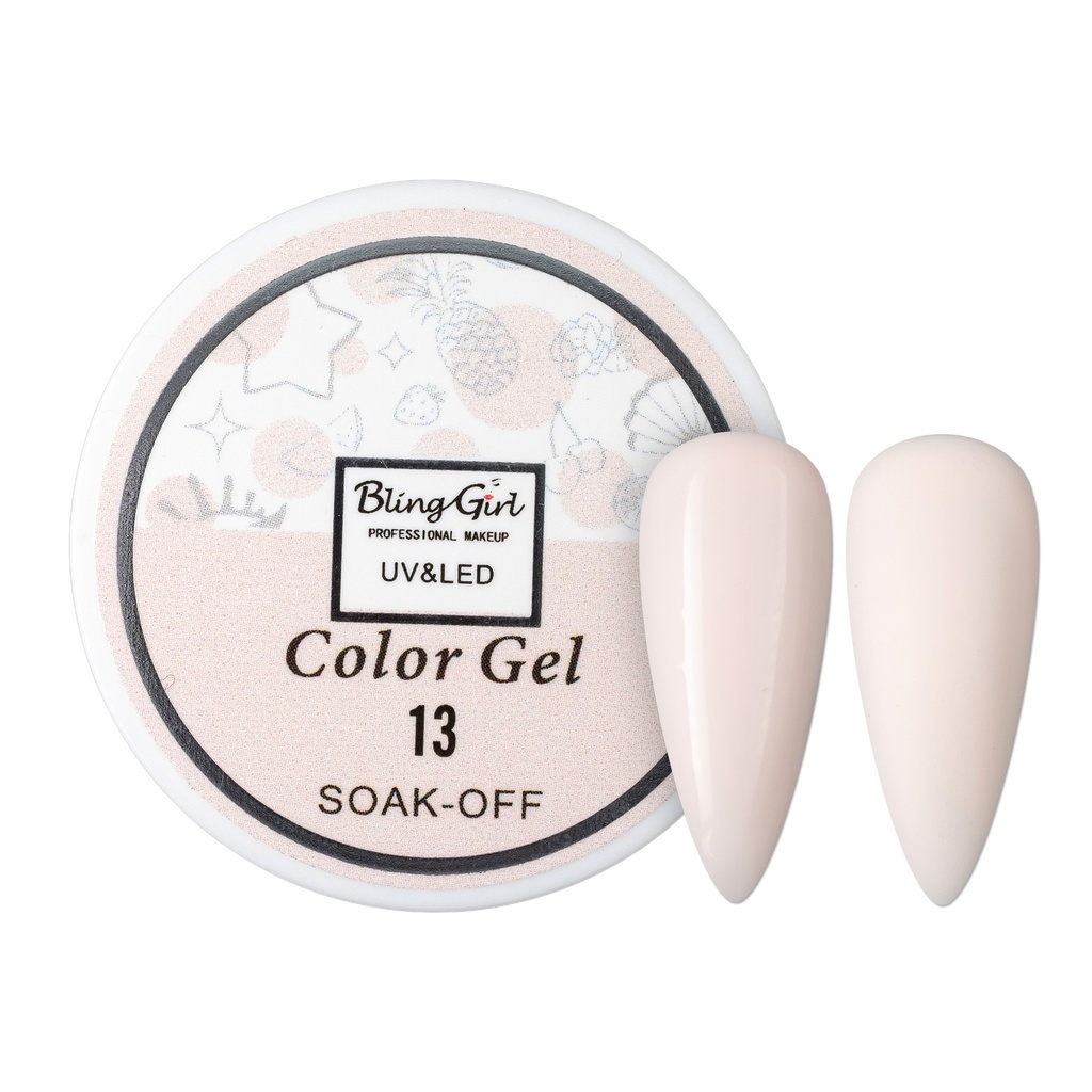 Bling Girl UV &amp; LED 2 IN 1 Colour and Art Gel Soak-Off #013 [1459]