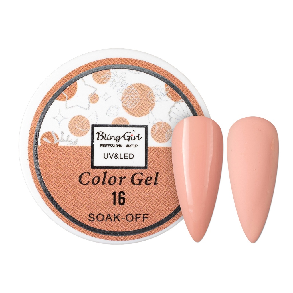 Bling Girl UV &amp; LED 2 IN 1 Colour and Art Gel Soak-Off #016 [1459]