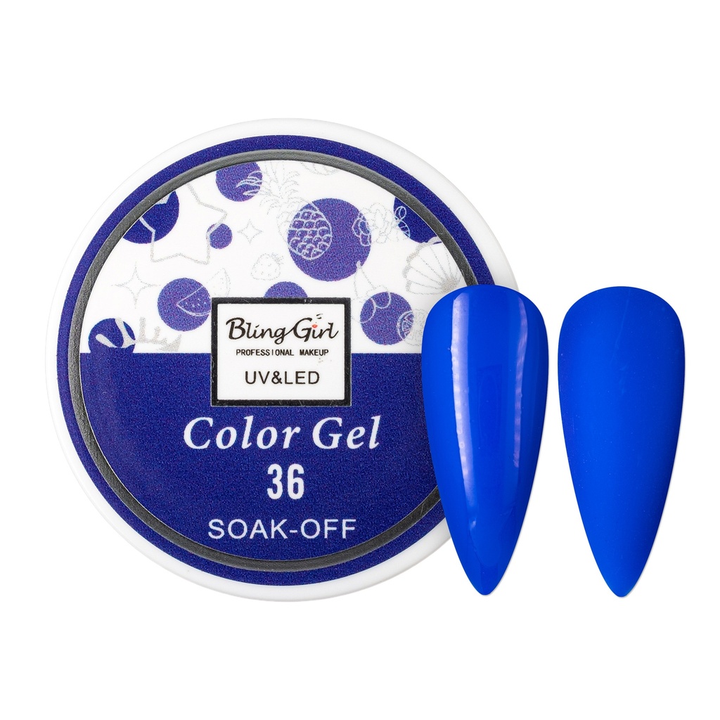 Bling Girl UV &amp; LED 2 IN 1 Colour and Art Gel Soak-Off #036 [1459]