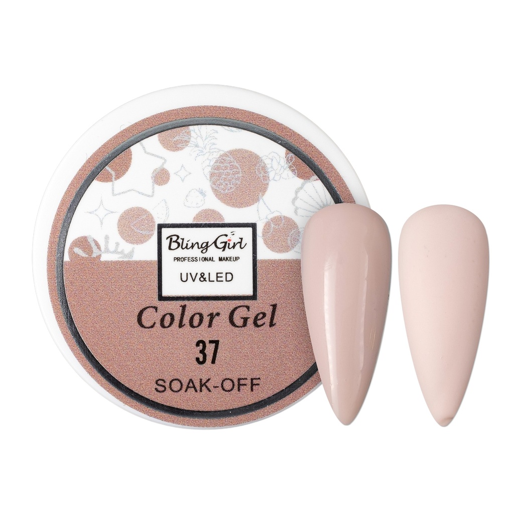 Bling Girl UV &amp; LED 2 IN 1 Colour and Art Gel Soak-Off #037 [1459]