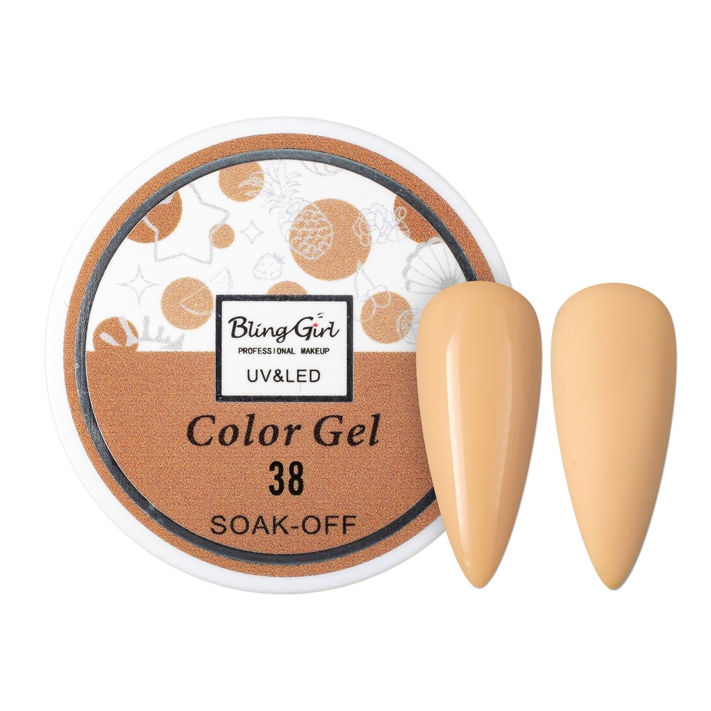 Bling Girl UV &amp; LED 2 IN 1 Colour and Art Gel Soak-Off #038 [1459]