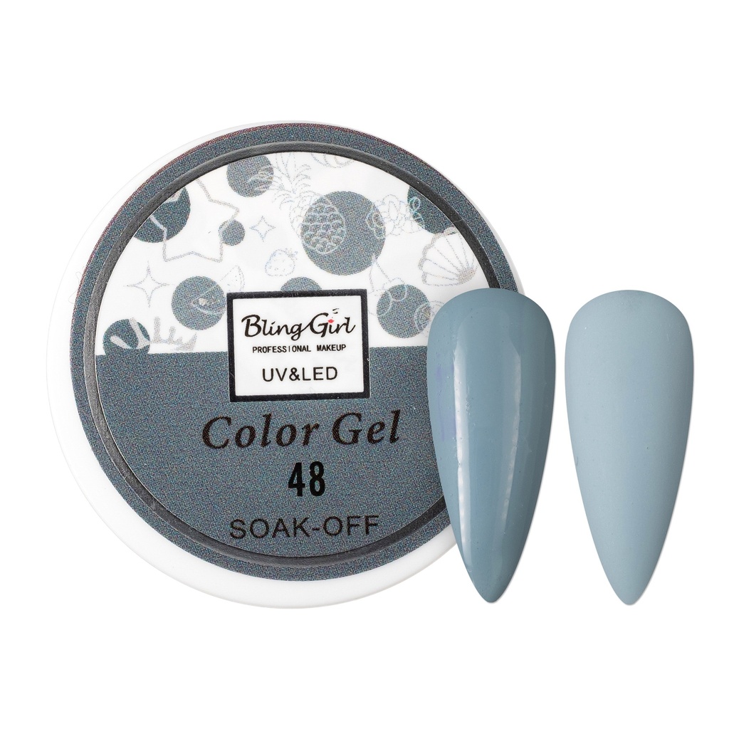 Bling Girl UV &amp; LED 2 IN 1 Colour and Art Gel Soak-Off #048 [1459]