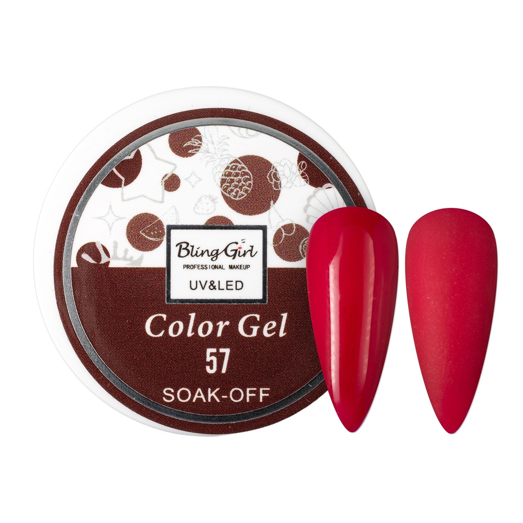 Bling Girl UV &amp; LED 2 IN 1 Colour and Art Gel Soak-Off #057 [1459]