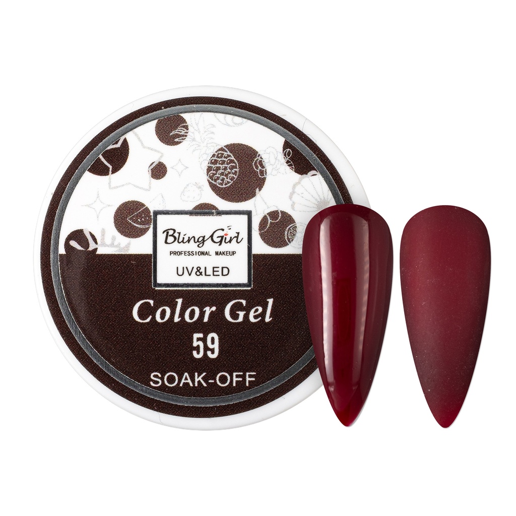 Bling Girl UV &amp; LED 2 IN 1 Colour and Art Gel Soak-Off #059 [1459]