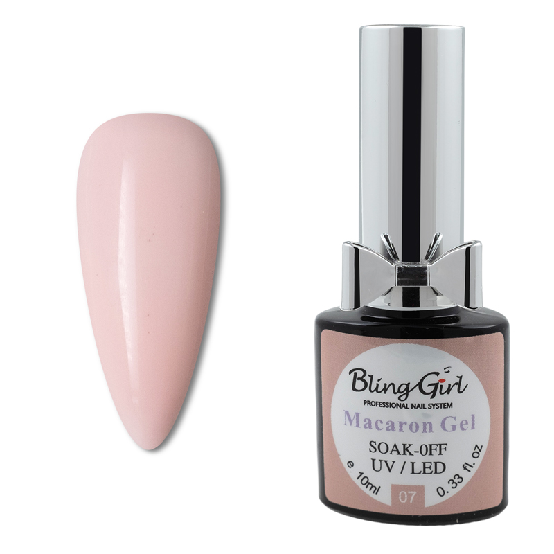 Bling Girl Macaron Gel Soak Off UV/LED 10ml #007 [4302]