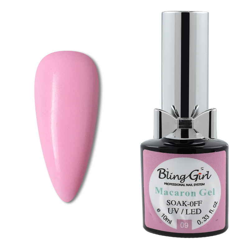 Bling Girl Macaron Gel Soak Off UV/LED 10ml #009 [4302]