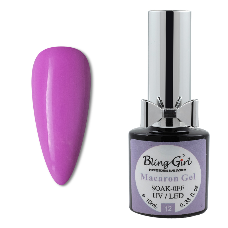 Bling Girl Macaron Gel Soak Off UV/LED 10ml #012 [4302]