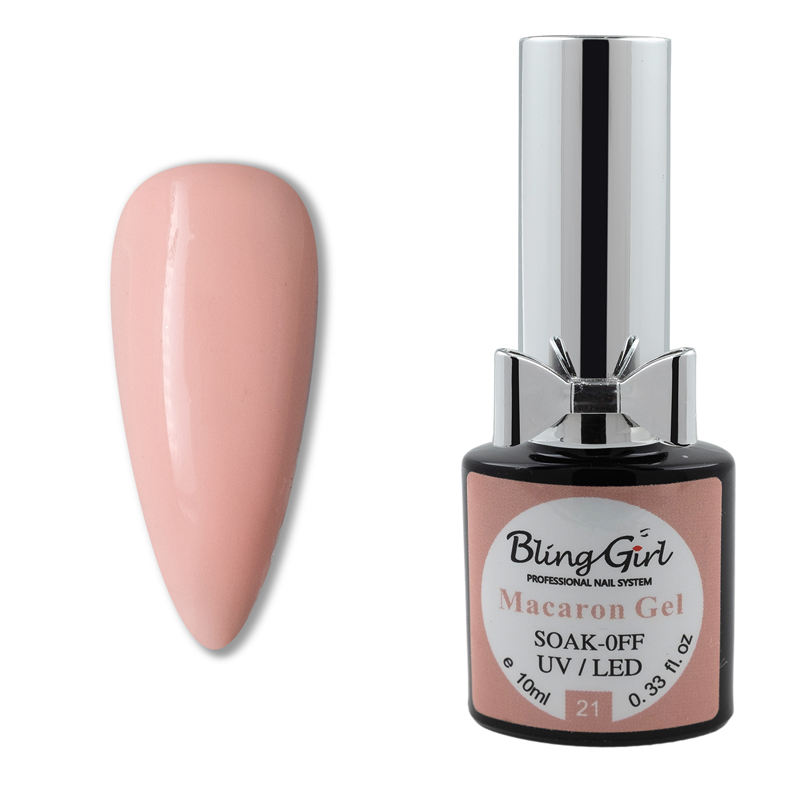 Bling Girl Macaron Gel Soak Off UV/LED 10ml #021 [4302]