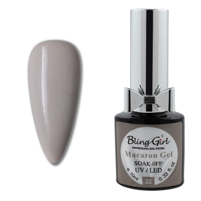 Bling Girl Macaron Gel Soak Off UV/LED 10ml #022 [4302]