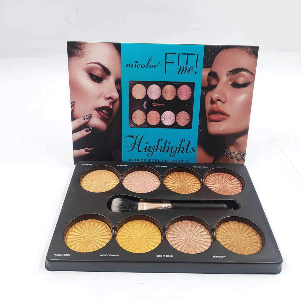 Micolor Fit Me Highlights 8 Color Highlight Palette  [ S2306P86 ]