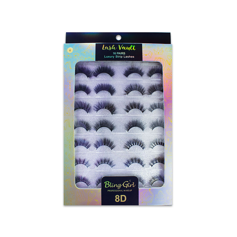 Blinggirl Professional Make up Luxury Strip Lashes 16 Pairs [ R2311P19 ]