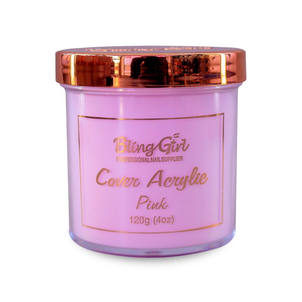 Bling Girl Acrylic Powder - Cover Pink 120G [S09P10]