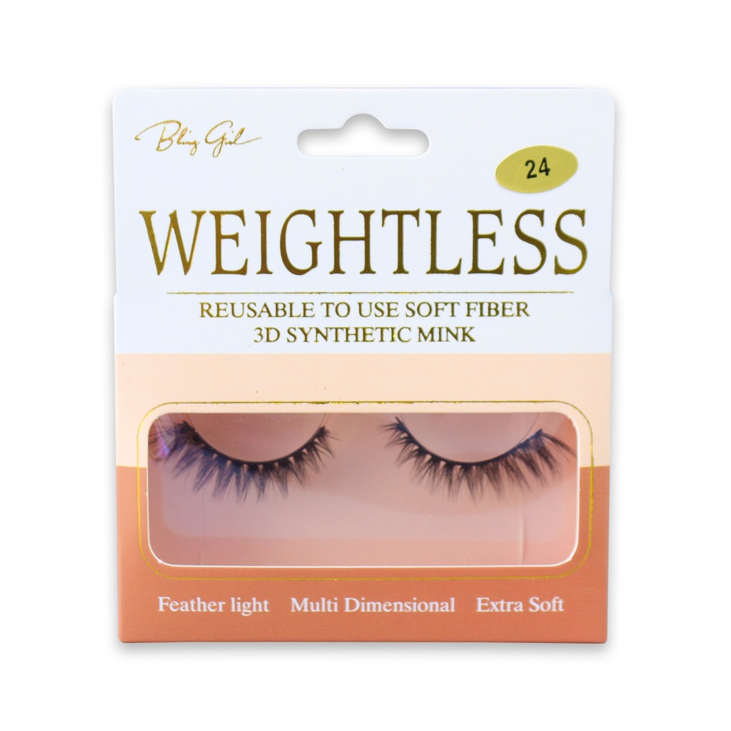 Weightless 3D Synthetic Mink-24 [S2403P24]