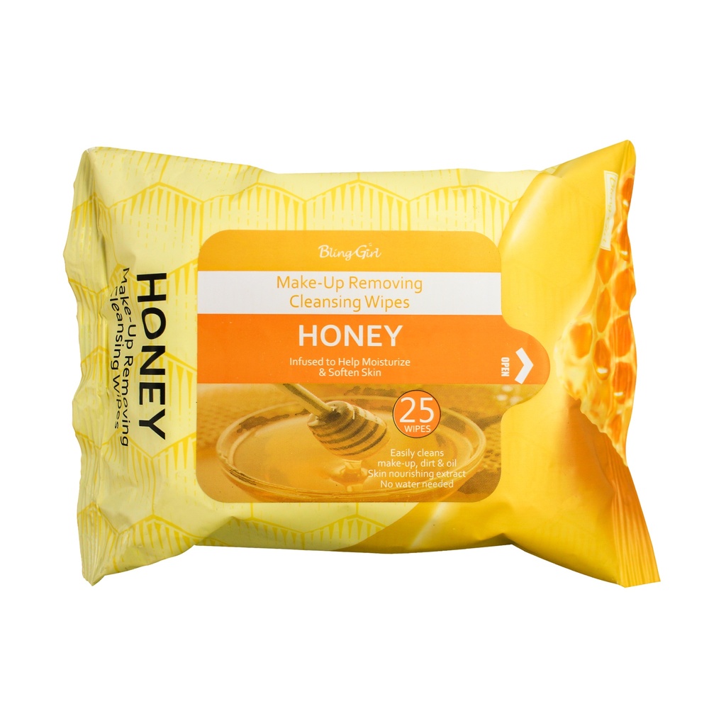 Makeup Remover Wipes Honey 25PCS [S2408P09]