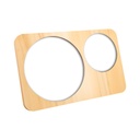 Wooden Cosmetic Mirror [S2410P26]