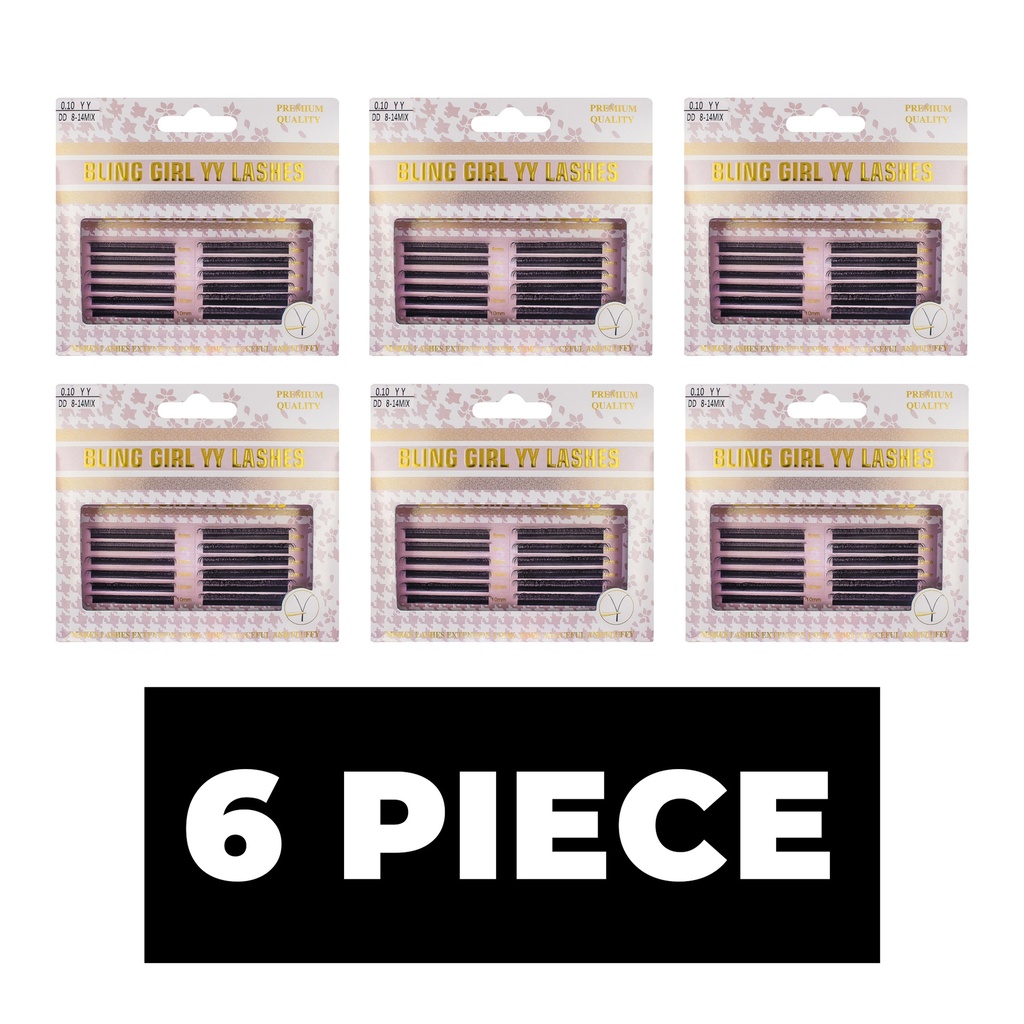 Bling Girl YY Lashes 6-Piece Set [S2508P13]