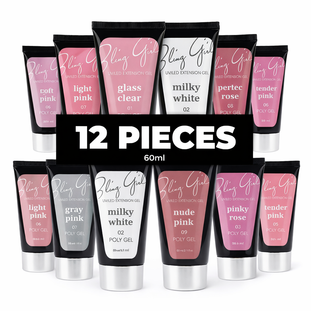 Innate Quick Building Poly Gel Set 60ml*12pieces [4850]