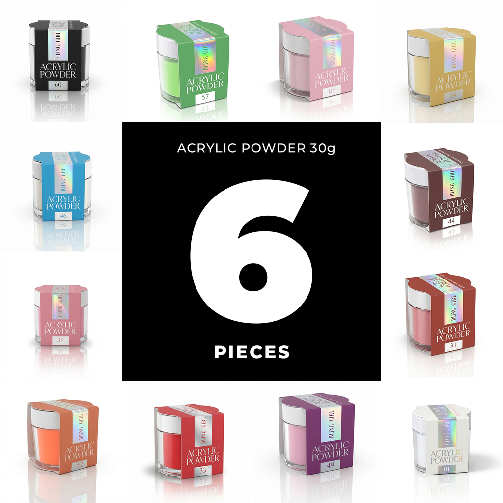 BG New Acrylic Powder 30g*6 Piece