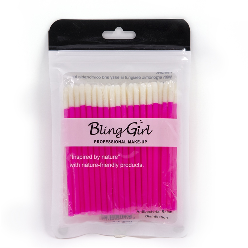 Bling Girl Synthetic Eyelash Brush/Micro Lip gloss BRUSH