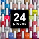 Colour Last Soak Off Gel Polish UV/LED Set 10ml*24Pieces - GET 30 FREE [1228]