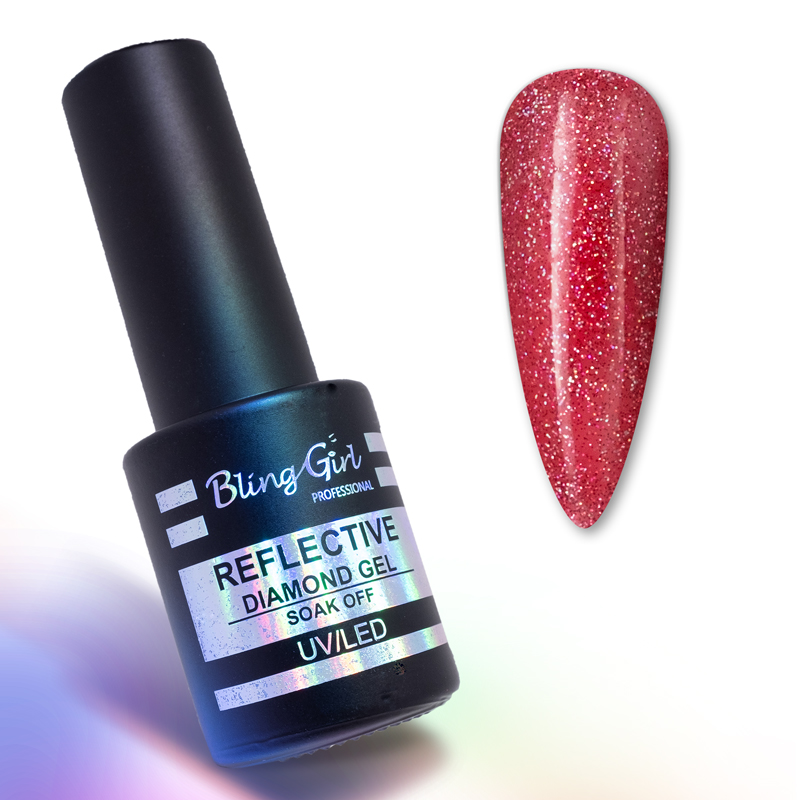 Bling Girl Reflective Diamond Gel Soak Off UV/LED 10ml #010 [8278]