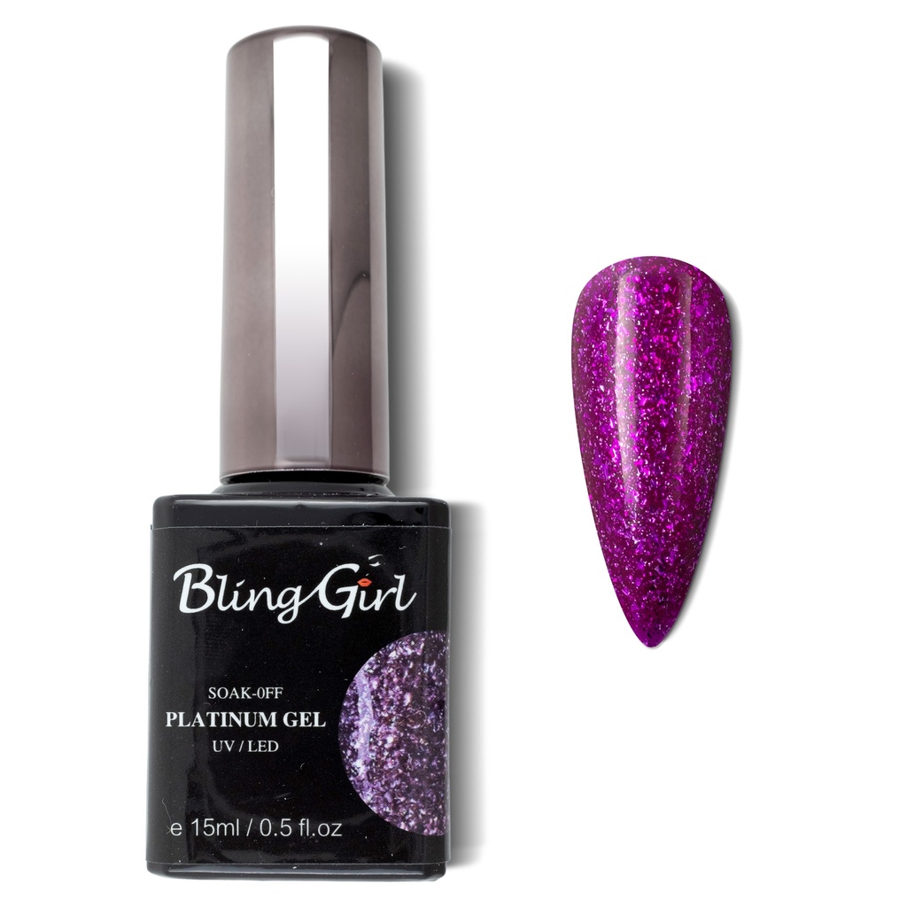 Bling Girl Glamorous Platinum Gel 15ml #011 [3142]