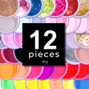 Bling Girl Rose Gold Acrylic Powder Set 30g*12 pieces - GET 12 FREE [6029]