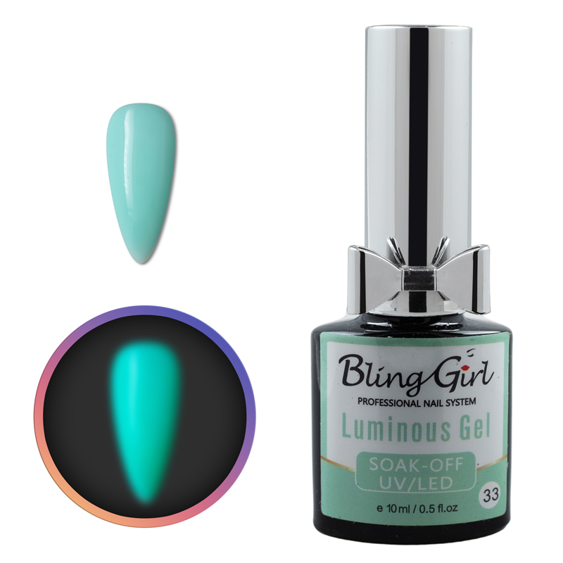 Bling Girl Luminous Gel Soak Off UV/LED 10ml #033 [2909]