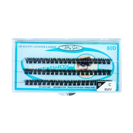 [6612477818015] 80D Cluster Lashes 8C [S2410P06]