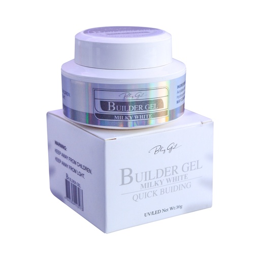 [6342304113173] BUILDER GEL MILKY WHITE QUICK BUIULDING (UV/LED) 30g[S2401P85]