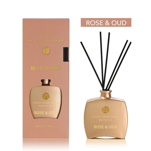 [6512410290611] Luxury Home Diffuser Rose &amp; Oud [S2502P22]