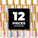 Cat Eye Gel 12 pieces [S2503P02]