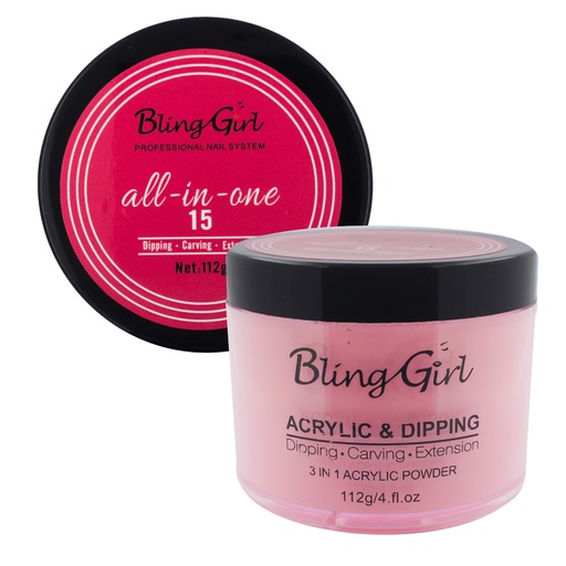 [6312001049808] 3-IN-1 Acrylic and Dipping Powder #15 [S2503P04]