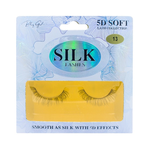 [6612505881455] 5D Silk Strip Lashes - 13 [S2508P07]