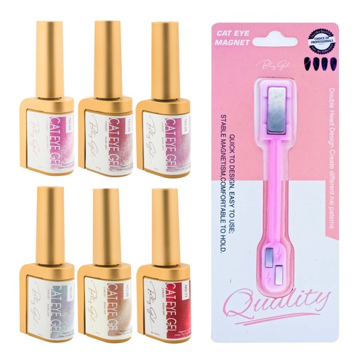 Cat Eye Gel 6 pieces - GET FREE CAT EYE MAGNET