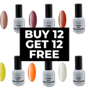 Color Gel UV/LED SOAK-OFF 12 Piece - GET 12 FREE